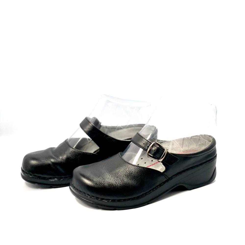 Klogs Black Mary Jane Mules